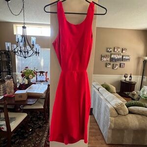 This new little red dress is perfect for the season.  It is size M from Lulu’s.